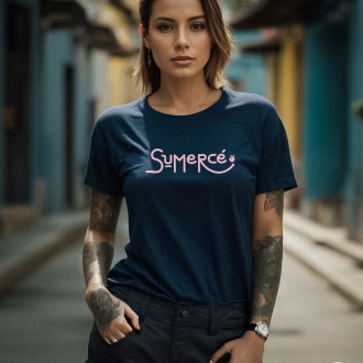 Camiseta colombiana para mujer con frase sumercé