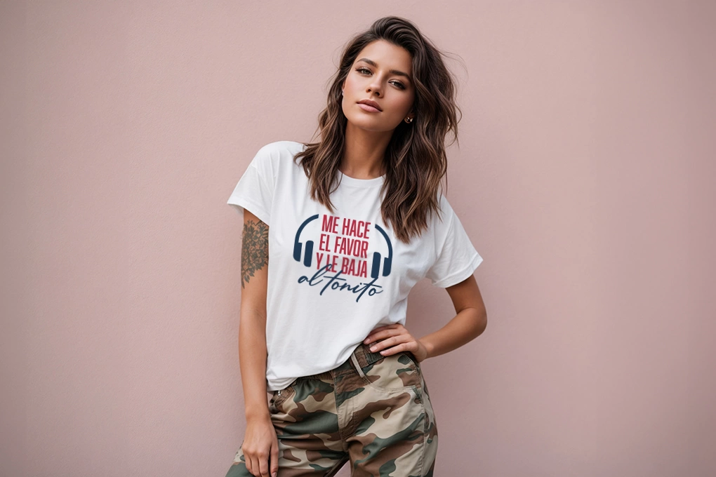 Camisetas con Frases Colombianas para Mujer