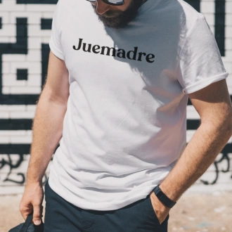 Camiseta colombiana para hombre con frase juemadre