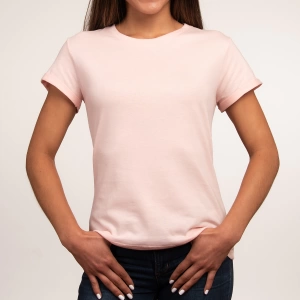 Camiseta rosa mujer con frase buena onda coral amertha