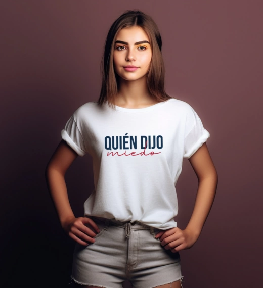 Camisetas colombianas estampadas para mujer