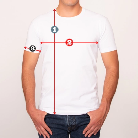 Guía de tallas camiseta hombre